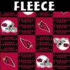 NFL Arizona Cardinals Fleece 6328-D Licensed Fabric By The Yard 2 NFL Arizona Cardinals Fleece 6328-D Licensed Fabric By The Yard -Michaels Shop 388107175810608