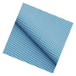 1 Yard Bit Squared Printed On Recycled Spandex Fabric Blue/White -Michaels Shop 394858247541296