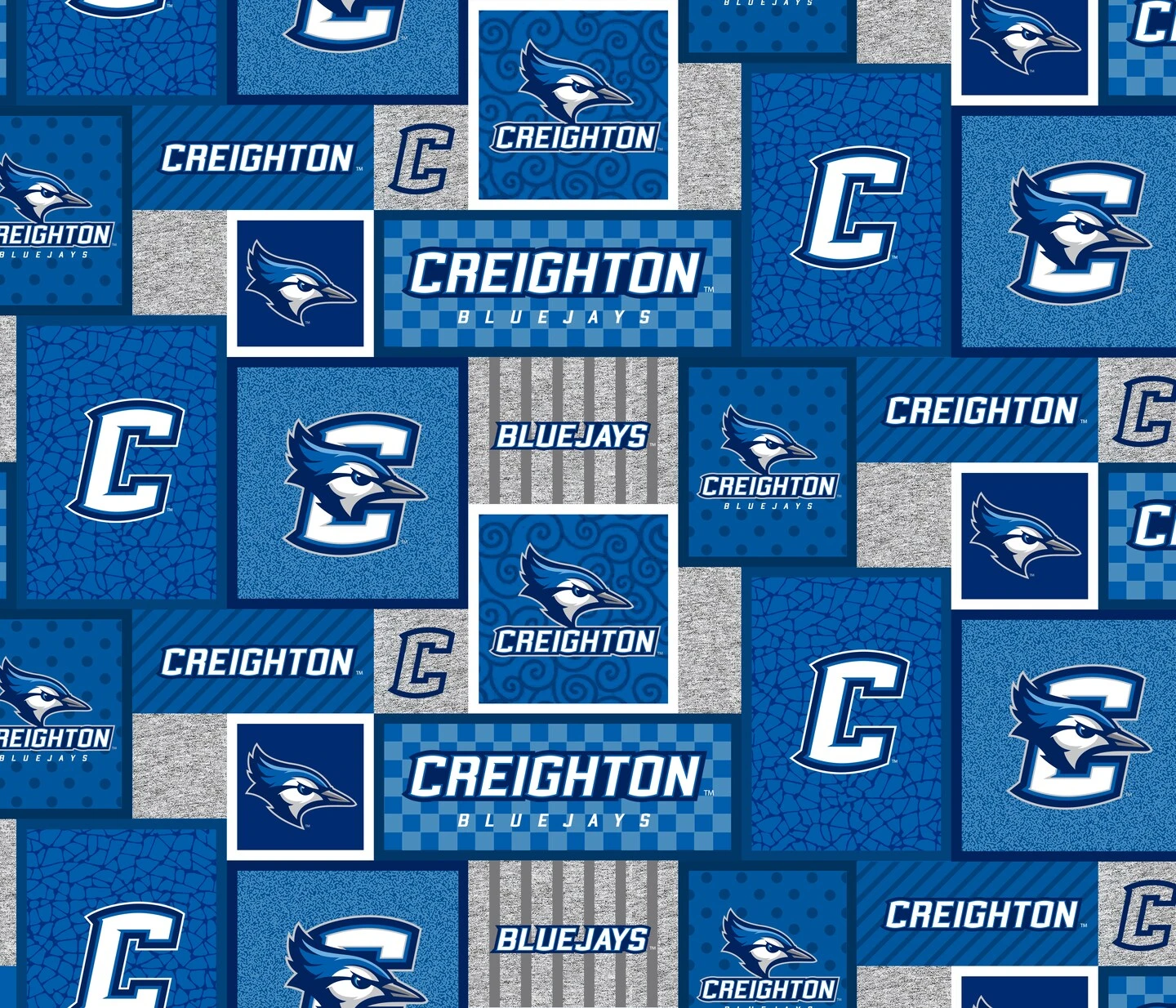 Sykel Enterprises-Creighton University Fleece Fabric-Creighton Bluejays College Patch Fleece Blanket Fabric-Sold by the yard Sykel Enterprises-Creighton University Fleece Fabric-Creighton Bluejays College Patch Fleece Blanket Fabric-Sold By The Yard -Michaels Shop 406120250153440 1
