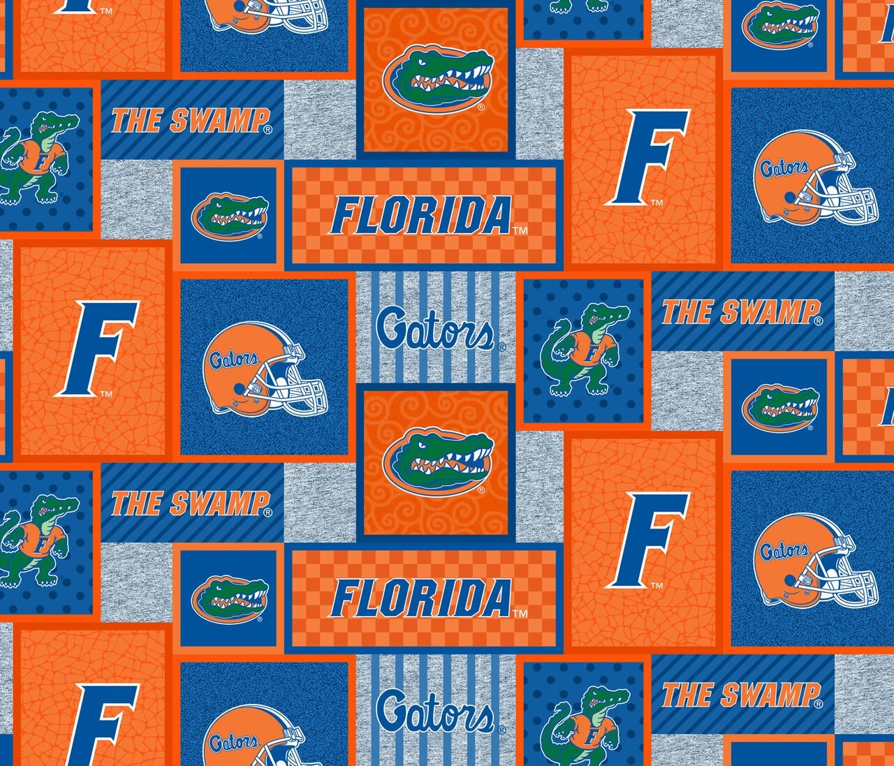 Sykel Enterprises-University of Florida Fleece Fabric-Florida Gators College Patch Fleece Blanket Fabric-Sold by the yard Sykel Enterprises-University Of Florida Fleece Fabric-Florida Gators College Patch Fleece Blanket Fabric-Sold By The Yard -Michaels Shop 406121050958304 2