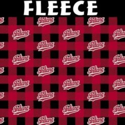 Licensed NCAA Indiana University Buffalo Plaid Fleece IND-1190 Fabric By The Yard