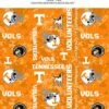 Licensed NCAA University Of Tennessee Digital Fleece TENN-1122 Fabric By The Yard