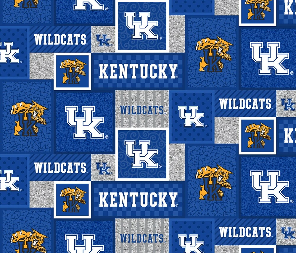 Sykel Enterprises-University of Kentucky Fleece Fabric-Kentucky Wildcats College Patch Fleece Blanket Fabric-Sold by the yard Sykel Enterprises-University Of Kentucky Fleece Fabric-Kentucky Wildcats College Patch Fleece Blanket Fabric-Sold By The Yard -Michaels Shop 43601568098784 2