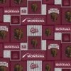 Sykel Enterprises-University Of Montana Fleece Fabric-Montana Grizzlies College Patch Fleece Blanket Fabric-Sold By The Yard -Michaels Shop 43601736657376