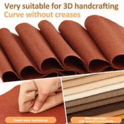 12 Rolls 8"x35"(20.5x90cm) 1.4mm Thick Soft Felt Fabric Sheet 12 Assorted Brown Series Colors Felt Pack For DIY Craft Sewing Squares Nonwoven Patchwork -Michaels Shop 454869726025776 2