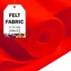 FabricLA Acrylic Felt Fabric - 72" Inch Wide 1.6mm Thick Felt By The Yard - Use Soft Felt Sheets For Sewing, Cushion, And Padding, DIY Arts & Crafts (4 Yards, Neon Orange) -Michaels Shop 4611757465224320208
