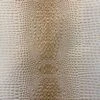 1 Yard 3D Embossed Gator Vinyl Fabric Faux Alligator Upholstery Craft Material Durable 56" Width Light Beige