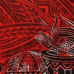 Talofa Samoa Kava Bowl Polyester Sarong 72" L X 45" W Purple -Michaels Shop 4612004341799855024