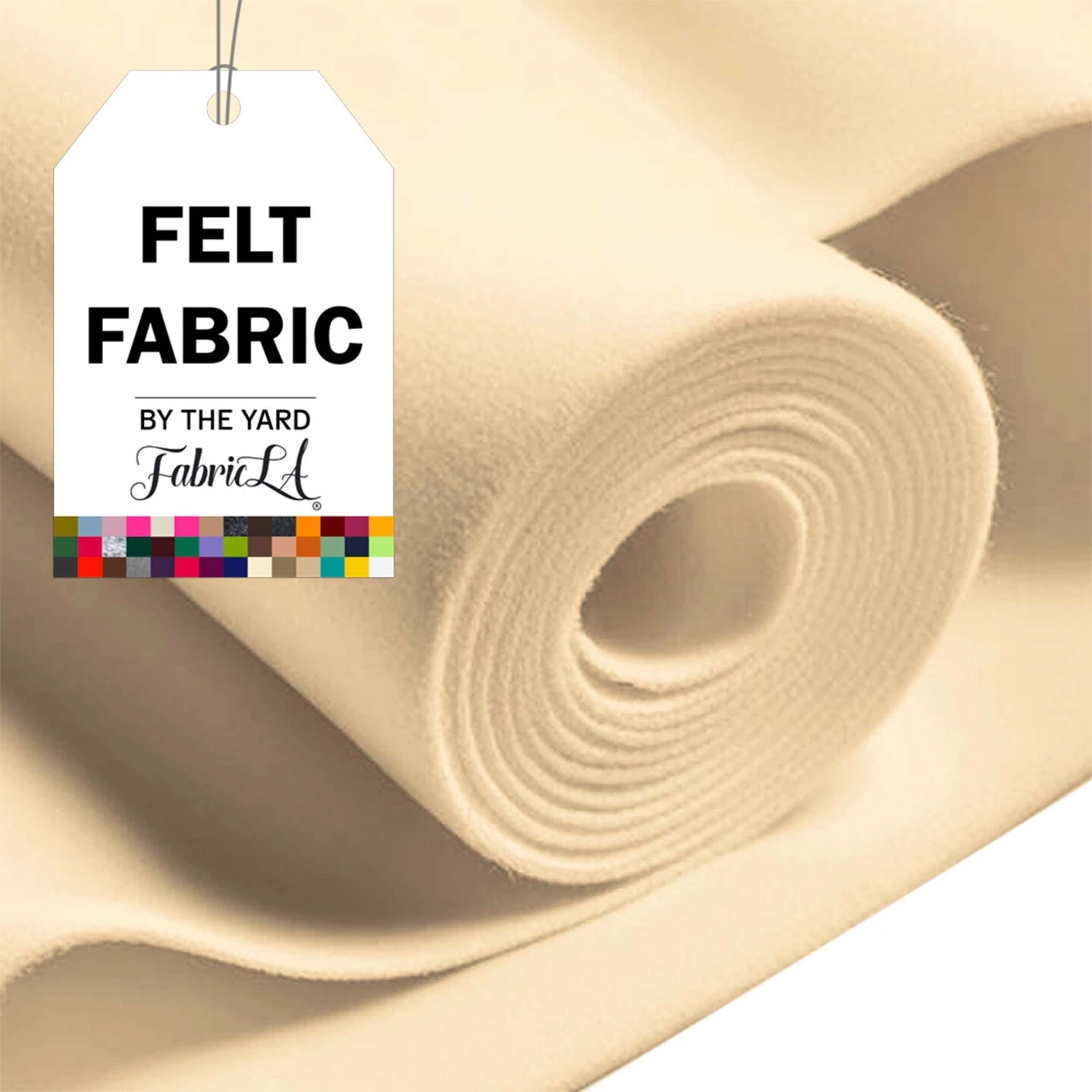 FabricLA Craft Felt Fabric - 72" Inch Wide & 1.6mm Thick Non-Stiff Felt Fabric by The Yard - Use This Soft Felt Roll for Crafts - Felt Material Pack - Sand Felt, 10 Continuous Yards FabricLA Craft Felt Fabric - 72" Inch Wide & 1.6mm Thick Non-Stiff Felt Fabric By The Yard - Use This Soft Felt Roll For Crafts - Felt Material Pack - Sand Felt, 10 Continuous Yards -Michaels Shop 479733918422224 1
