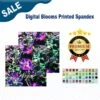 Digital Blooms Printed Spandex Fabric 1 Digital Blooms Printed Spandex Fabric -Michaels Shop 487194783830576