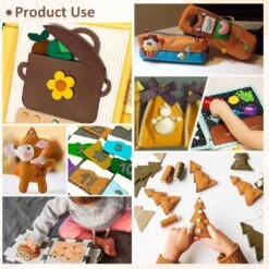 12 Rolls 8"x35"(20.5x90cm) 1.4mm Thick Soft Felt Fabric Sheet 12 Assorted Brown Series Colors Felt Pack For DIY Craft Sewing Squares Nonwoven Patchwork -Michaels Shop 489736270534704