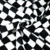 FabricLA | Fleece Fabric By The Yard | 36"X60" Inch Wide | Anti Pill Polar Fleece | Soft, Blanket, Throw, Poncho, Pillow Cover, PJ Pants, Booties, Eye Mask - Checkers - White Black (1 Yard) -Michaels Shop 521332204659984