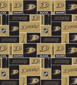 Sykel Enterprises NHL Team Fleece Blanket Fabric-Anaheim Ducks Geometric Fleece Fabric 4 Sykel Enterprises NHL Team Fleece Blanket Fabric-Anaheim Ducks Geometric Fleece Fabric -Michaels Shop 523536660710416 2