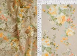 Digital Floral Lace Print Fabric 1 Yard Soft Stretch Smooth Knit 58/60" Wide TAUPE 7 Digital Floral Lace Print Fabric 1 Yard Soft Stretch Smooth Knit 58/60" Wide TAUPE -Michaels Shop 545582047386288 1