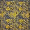 1 Yard Traditional Polynesian Tapa Fabric With Monstera Leaves Design, 100% Polyester 45 Inches Width Yellow/Navy -Michaels Shop 547977949701040