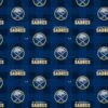 Sykel Enterprises NHL Team Fleece Blanket Fabric-Buffalo Sabers Buffalo Plaid Fleece Fabric -Michaels Shop 551407643018256