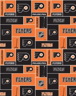 Sykel Enterprises NHL Team Fleece Blanket Fabric-Philadelphia Flyers Geometric Fleece Fabric 3 Sykel Enterprises NHL Team Fleece Blanket Fabric-Philadelphia Flyers Geometric Fleece Fabric -Michaels Shop 551409085858832 1