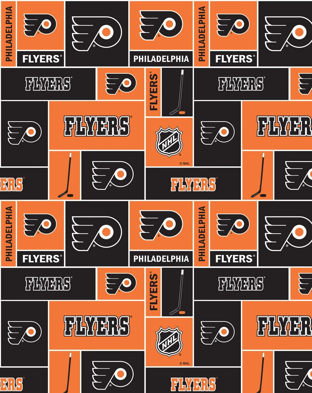 Sykel Enterprises NHL Team Fleece Blanket Fabric-Philadelphia Flyers Geometric Fleece Fabric Sykel Enterprises NHL Team Fleece Blanket Fabric-Philadelphia Flyers Geometric Fleece Fabric -Michaels Shop 551409085858832 1