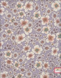 1 Yard Cey Ditsy Floral Print Fabric Soft Lightweight Drapey 58/59" Wide LAVENDER