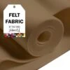 FabricLA Acrylic Felt Fabric - 72" Inch Wide 1.6mm Thick Felt By The Yard - Use Soft Felt Sheets For Sewing, Cushion, And Padding, DIY Arts & Crafts (1 Yard, Sandy)