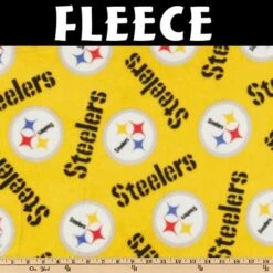 Licensed NFL Pittsburgh Steelers Yellow Allover Fleece 6235-D Fabric By The Yard 3 Licensed NFL Pittsburgh Steelers Yellow Allover Fleece 6235-D Fabric By The Yard -Michaels Shop 561549383382576 1