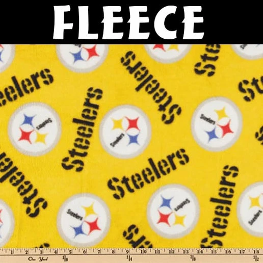 Licensed NFL Pittsburgh Steelers Yellow Allover Fleece 6235-D Fabric by the Yard Licensed NFL Pittsburgh Steelers Yellow Allover Fleece 6235-D Fabric By The Yard -Michaels Shop 561549383382576 2