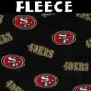 Licensed NFL San Francisco 49ers Fleece Black 70406D Fabric By The Yard -Michaels Shop 561549486143024