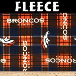 Licensed NFL Denver Broncos Plaid Fleece 6432-D Fabric By The Yard 4 Licensed NFL Denver Broncos Plaid Fleece 6432-D Fabric By The Yard -Michaels Shop 561549641332272 2