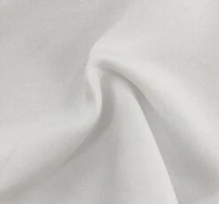 1 Yard Fleece Solid White Apparel Fabric 58/60 Inches Wide 100% Polyester