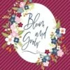 Bloom And Grow Panel 35x43 Inch Floral Burgundy Cotton Fabric By Riley Blake 2 Bloom And Grow Panel 35x43 Inch Floral Burgundy Cotton Fabric By Riley Blake -Michaels Shop 574451413529