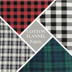 FabricLA 100% Cotton Flannel Fabric - 58/60" Inches (150 CM) - Cotton Tartan Flannel Fabric - Use As Blanket, Quilting, Sewing, PJ, Shirt, Cloth Flannel Craft - Blue Flannel Plaid, 10 Continuous Yard -Michaels Shop 61756724058848 2