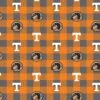 Sykel Enterprises-University Of Tennessee Fleece Fabric-Tennessee Volunteers Buffalo Plaid Fleece Blanket Fabric-Sold By The Yard 1 Sykel Enterprises-University Of Tennessee Fleece Fabric-Tennessee Volunteers Buffalo Plaid Fleece Blanket Fabric-Sold By The Yard -Michaels Shop 61756873796064
