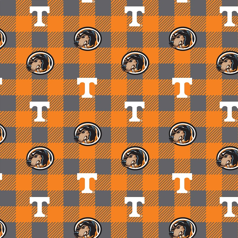 Sykel Enterprises-University of Tennessee Fleece Fabric-Tennessee Volunteers Buffalo Plaid Fleece Blanket Fabric-Sold by the yard Sykel Enterprises-University Of Tennessee Fleece Fabric-Tennessee Volunteers Buffalo Plaid Fleece Blanket Fabric-Sold By The Yard -Michaels Shop 61756873796064