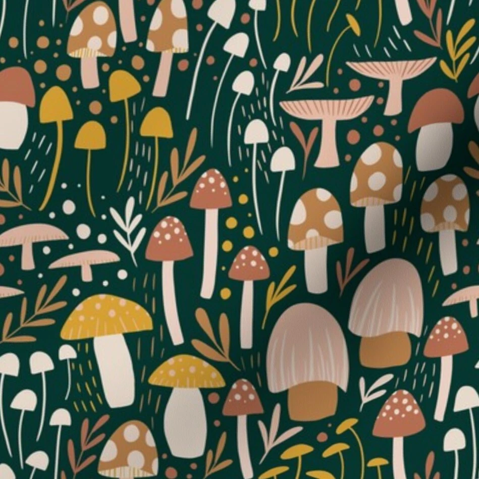 Various Fabrics by the Yard or Fat Quarter Nature Woodland Modern Children Hand-Drawn Small Scale mushrooms Mushroom s Botanical Toadstools Micro Fields Boho Custom Printed Fabric by Spoonflower Various Fabrics By The Yard Or Fat Quarter Nature Woodland Modern Children Hand-Drawn Small Scale Mushrooms Mushroom S Botanical Toadstools Micro Fields Boho Custom Printed Fabric By Spoonflower -Michaels Shop 6233821800073