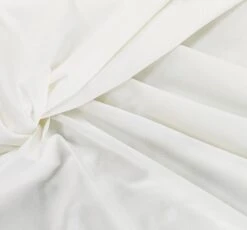 1 Yard Broadcloth Solid Ivory Poly Cotton Fabric 58/60" Wide Lightweight